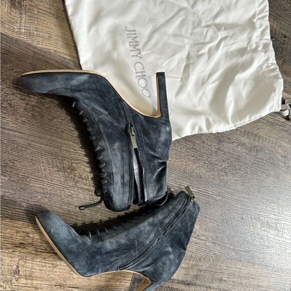 Jimmy Choo laced up boots #11 - Picture 3 of 8